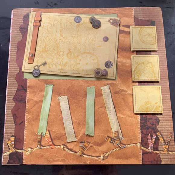 7 pre made 12 x 12” scrapbook pages - Picture 5 of 8